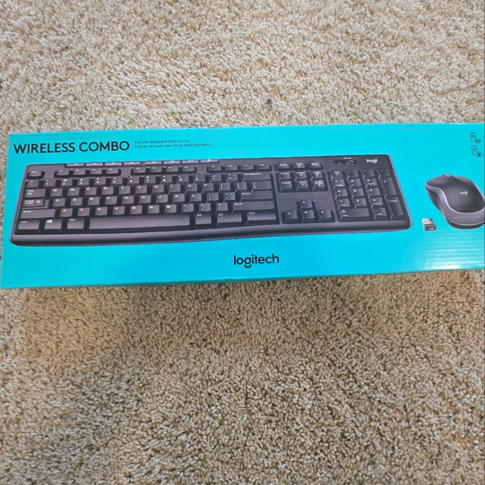 Logitech keyboard and mouse combo